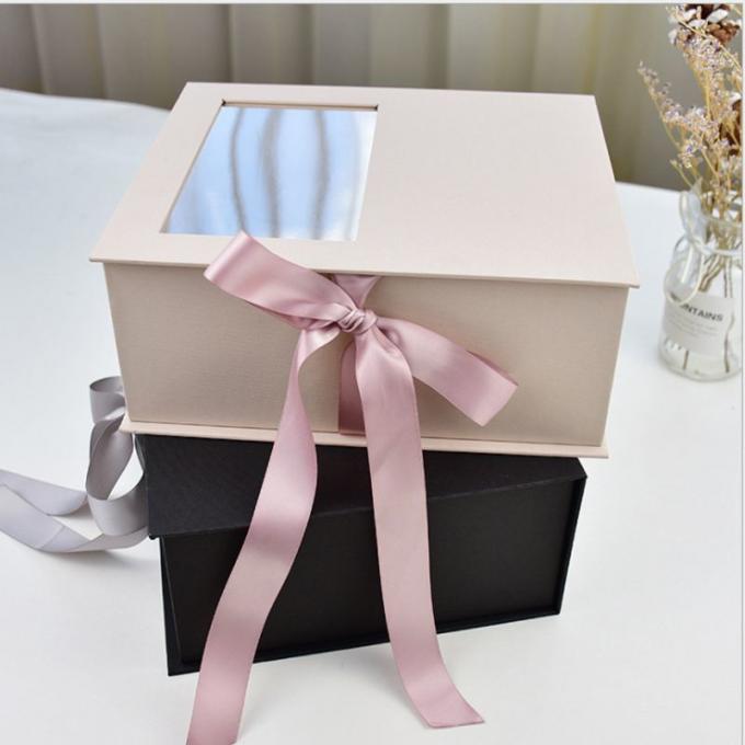 Luxury Black Cardboard Valentine′ S Day Flower Gift Box