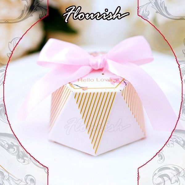 جعبه بسته بندی کاغذی هدیه شکلات سفارشی فولیک داغ طلاء طلای برای جشن عروسی