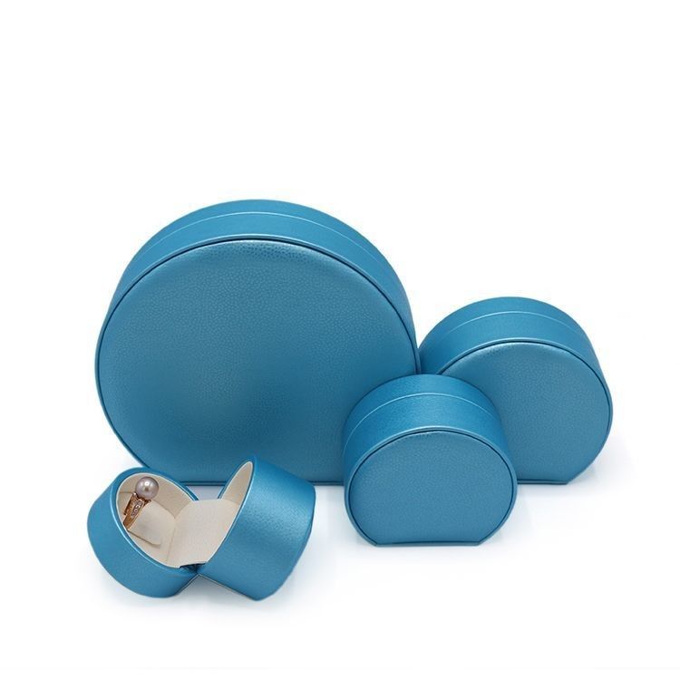 جعبه جواهرات چرم PU لوکس سفارشی شده با لوگو ساخته شده در زمان تحویل عمده 15-20 روز نمونه های رایگان و حمل و نقل سریع