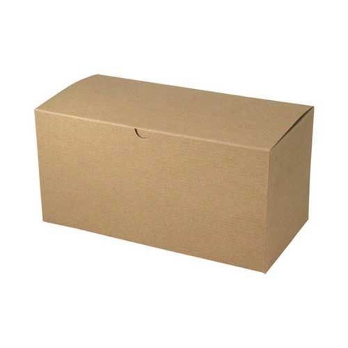 100٪ کاغذ بازیافت شده بالا Tuck تاشو یک قطعه بسته بندی لوله دار جعبه های هدیه و بافت شکاف طبیعی جعبه های حمل و نقل کرافت