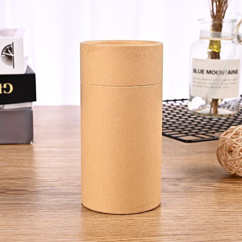 آبپاش Kraft کاغذ دور لوله جعبه کاغذ کارتن بطری ظرف برای چای قهوه