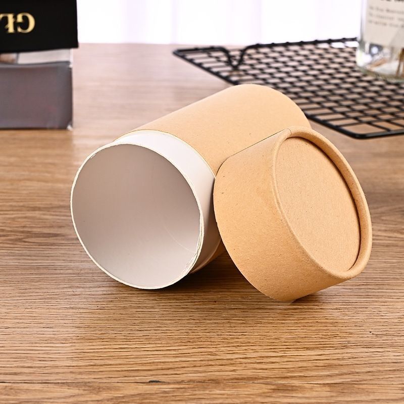 آبپاش Kraft کاغذ دور لوله جعبه کاغذ کارتن بطری ظرف برای چای قهوه