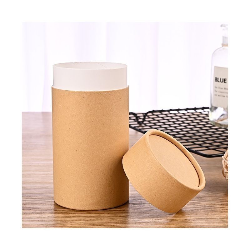 آبپاش Kraft کاغذ دور لوله جعبه کاغذ کارتن بطری ظرف برای چای قهوه