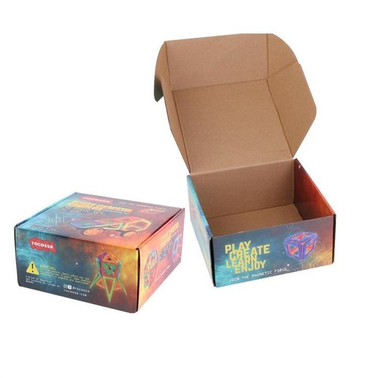 جعبه کارتن کاغذ کارتونی گالوانیز قابل بازیافت Eco Friendly 3 Layer Gift Packaging Box