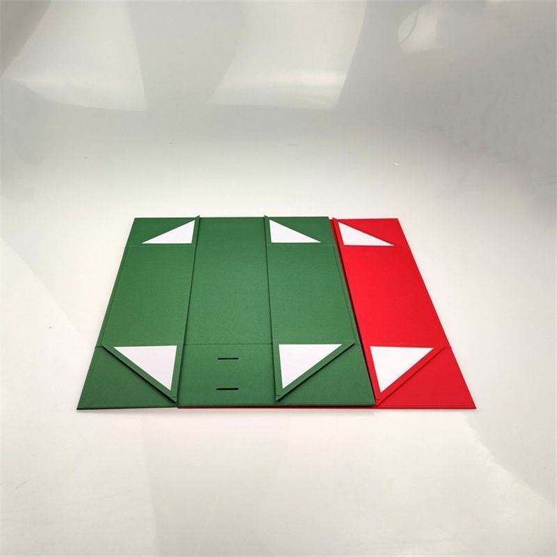 جعبه هدیه کاغذی مقناطیسی تاشو با دسته نوار برای جواهرات