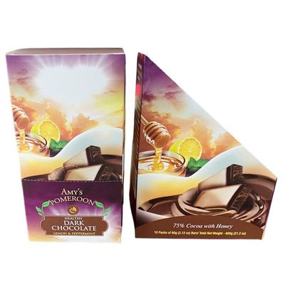 فولیک چاپی UV جعبه هدیه سفارشی با لوگو برای غذا پیتزا شکلات